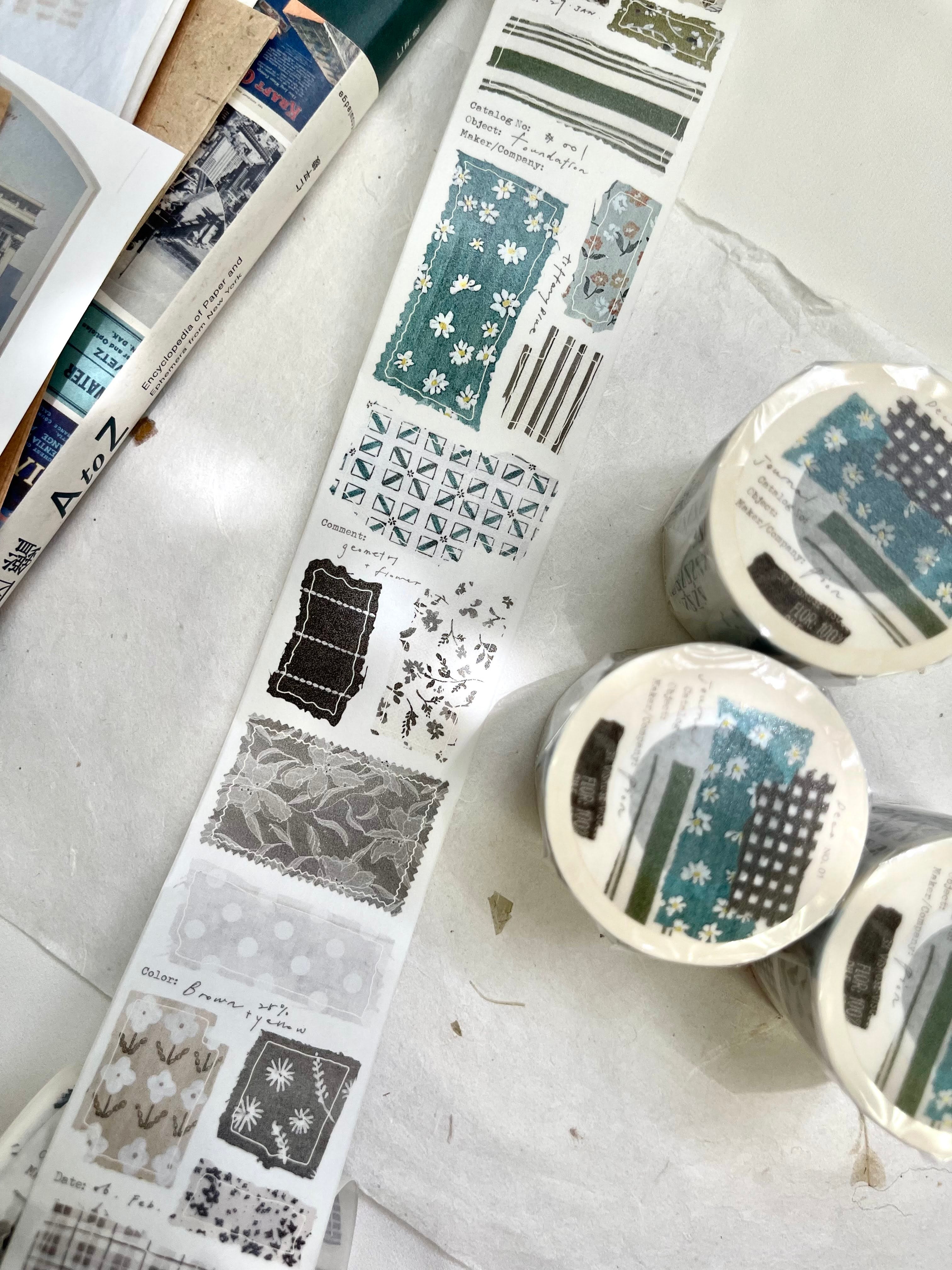 Pion - Cloth Washi Tape (Kiss-Cut)