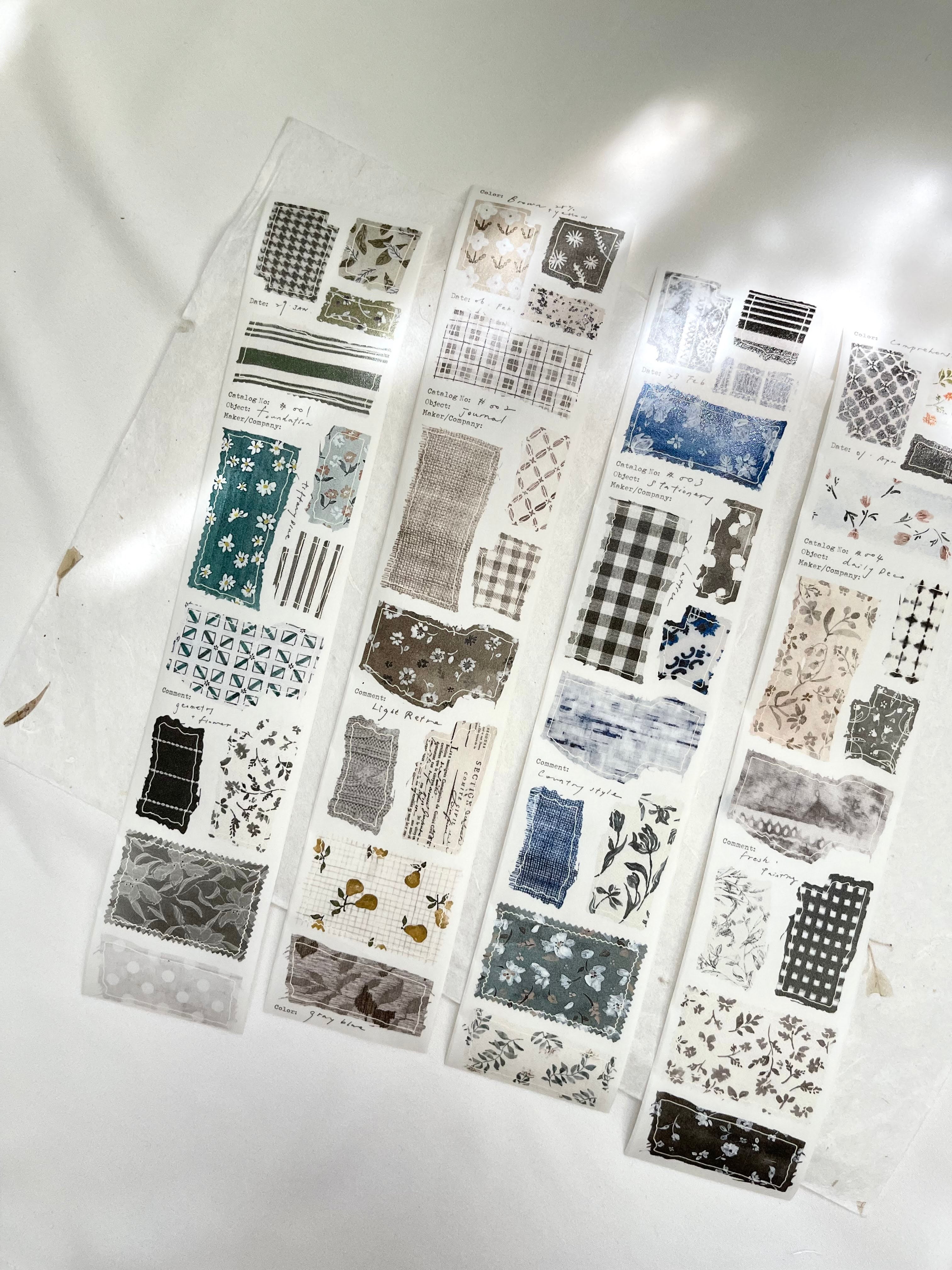 Pion - Cloth Washi Tape (Kiss-Cut)