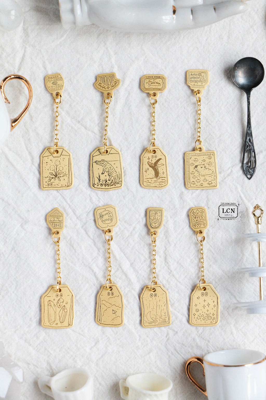 [PRE-ORDER] LCN - Brass Tea Bag Charm Blind Box