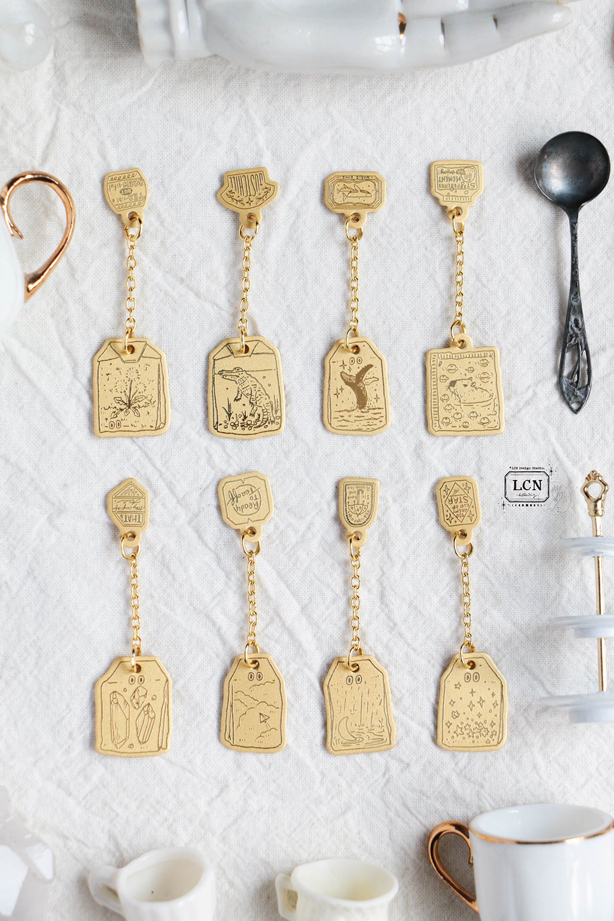 [PRE-ORDER] LCN - Brass Tea Bag Charm Blind Box