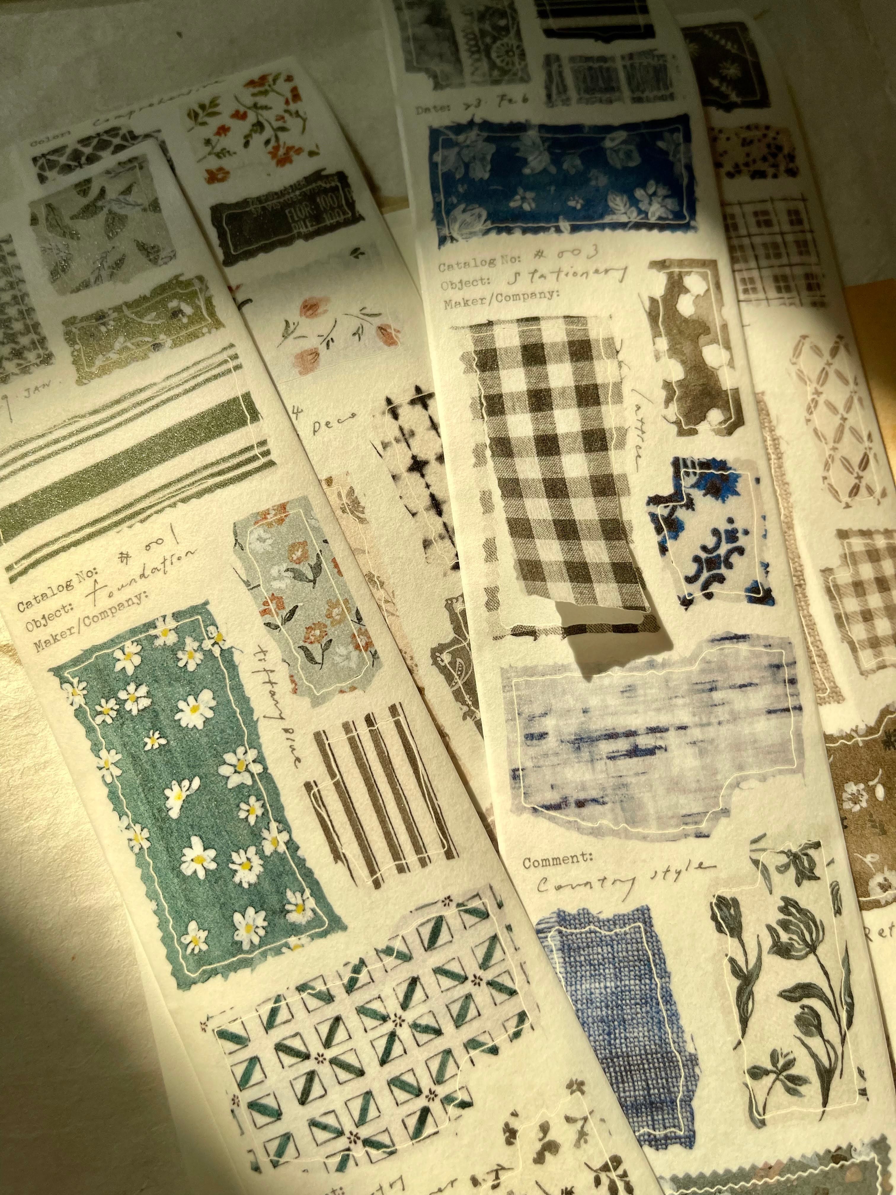 Pion - Cloth Washi Tape (Kiss-Cut)