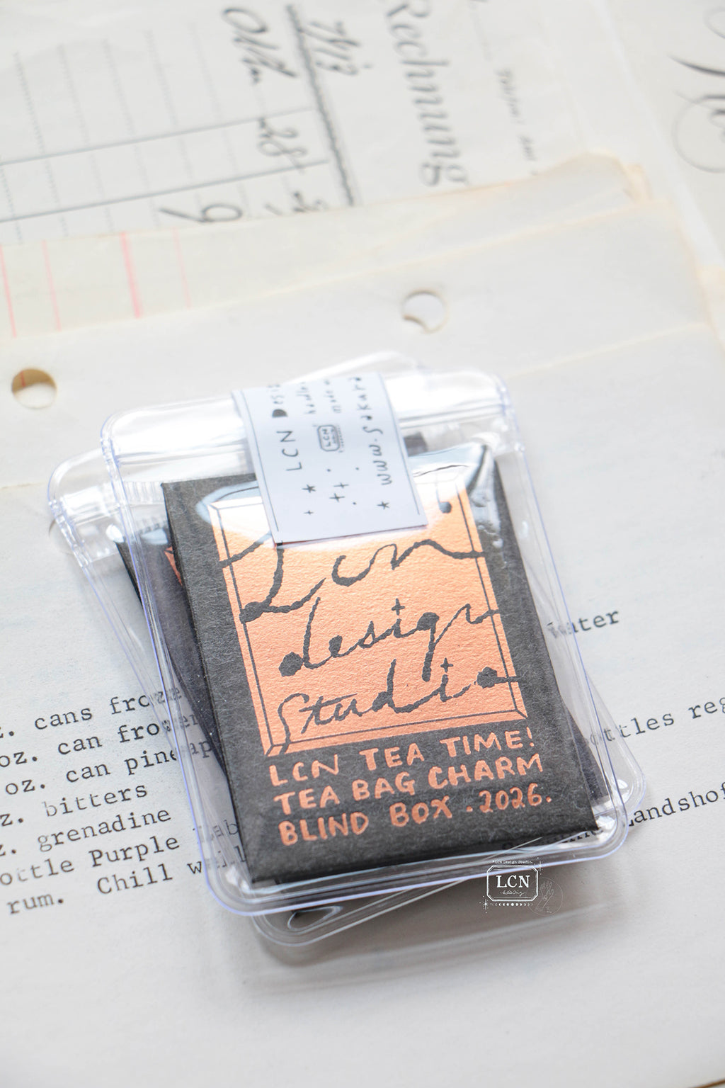 [PRE-ORDER] LCN - Brass Tea Bag Charm Blind Box