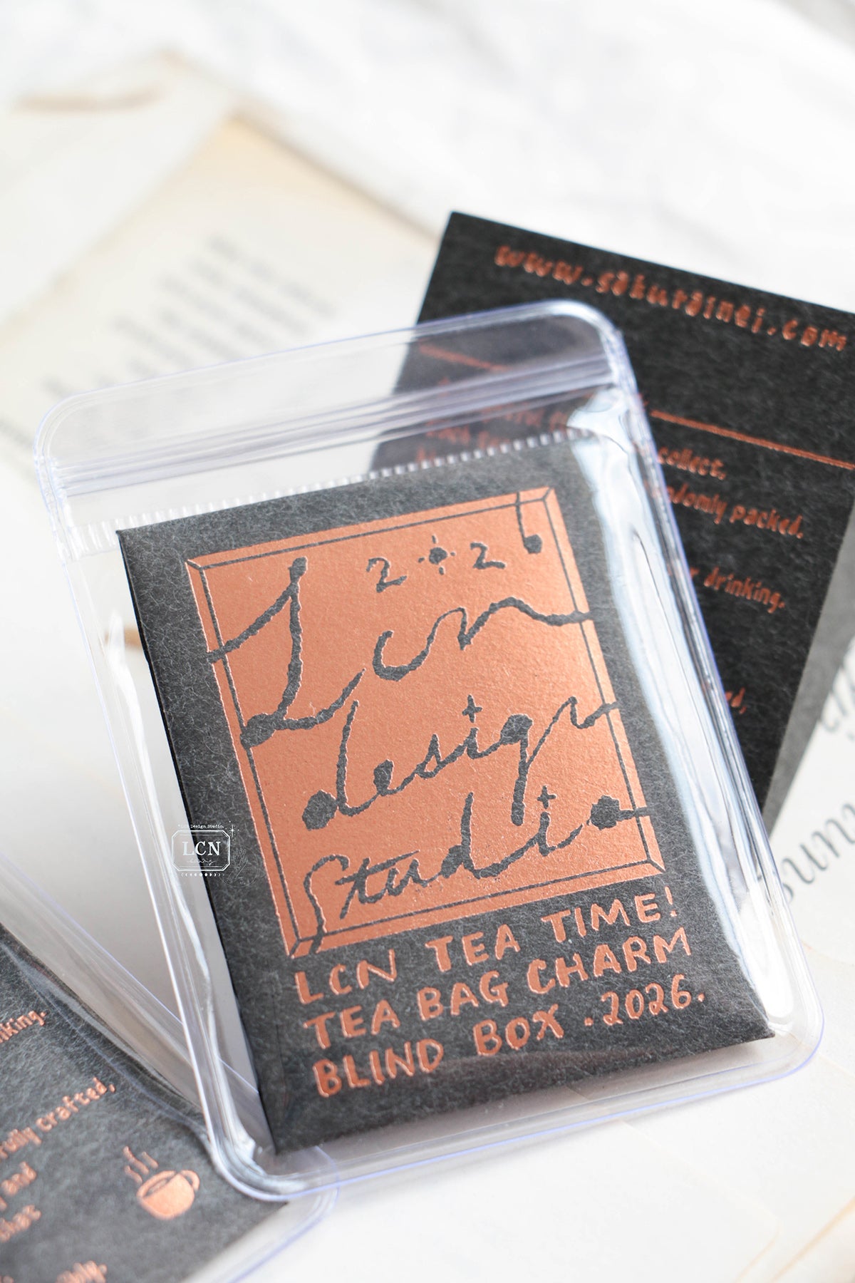 [PRE-ORDER] LCN - Brass Tea Bag Charm Blind Box