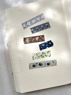 Pion - 1.5cm Deco Washi Tape {Green, Blue Bloom, Floral Check, Line Floral, Coffee Bird, Ditzy Floral}