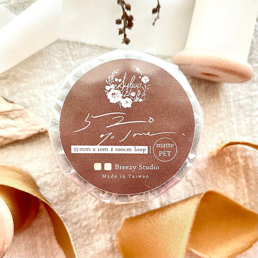 Breezy Studio - 520% Love Cocoa Matte PET Tape