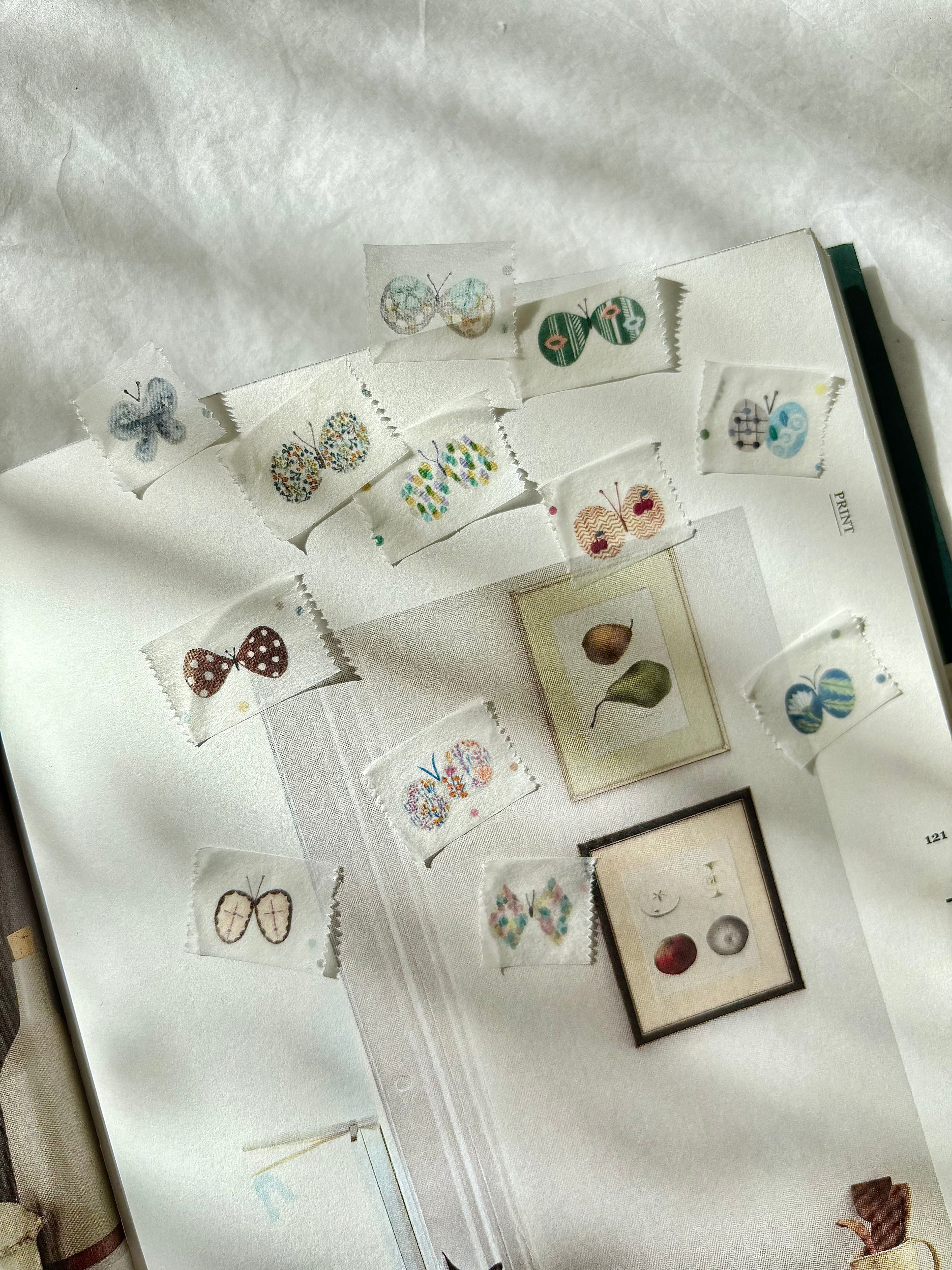 Pion - Butterfly Washi Tape (Kiss-Cut)