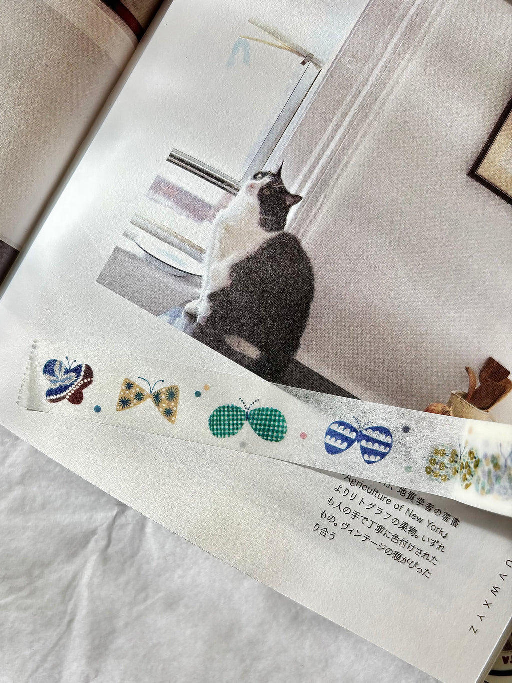 Pion - Butterfly Washi Tape (Kiss-Cut)