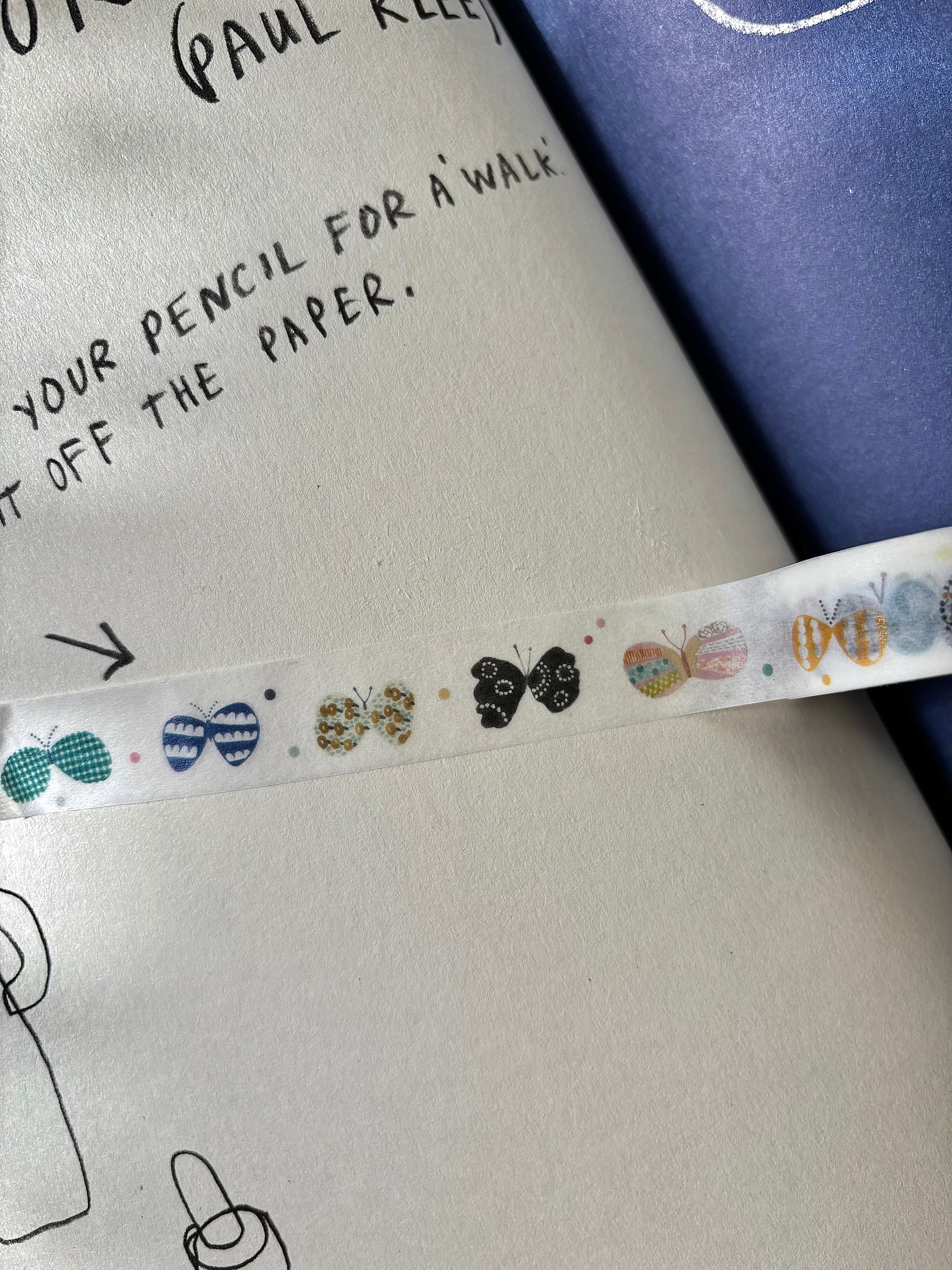 Pion - Butterfly Washi Tape (Kiss-Cut)