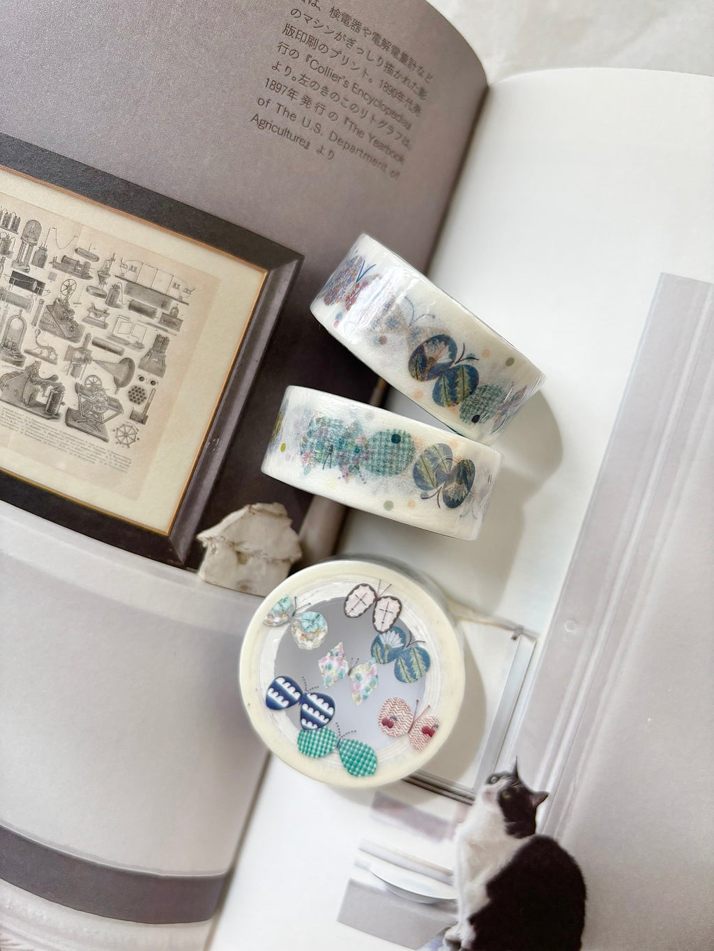 Pion - Butterfly Washi Tape (Kiss-Cut)