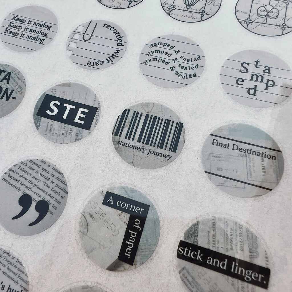 Liberty.hk - Circle Labels Transfer Sticker