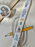 Pion - Artsy Girl Washi Tape (Kiss-Cut)