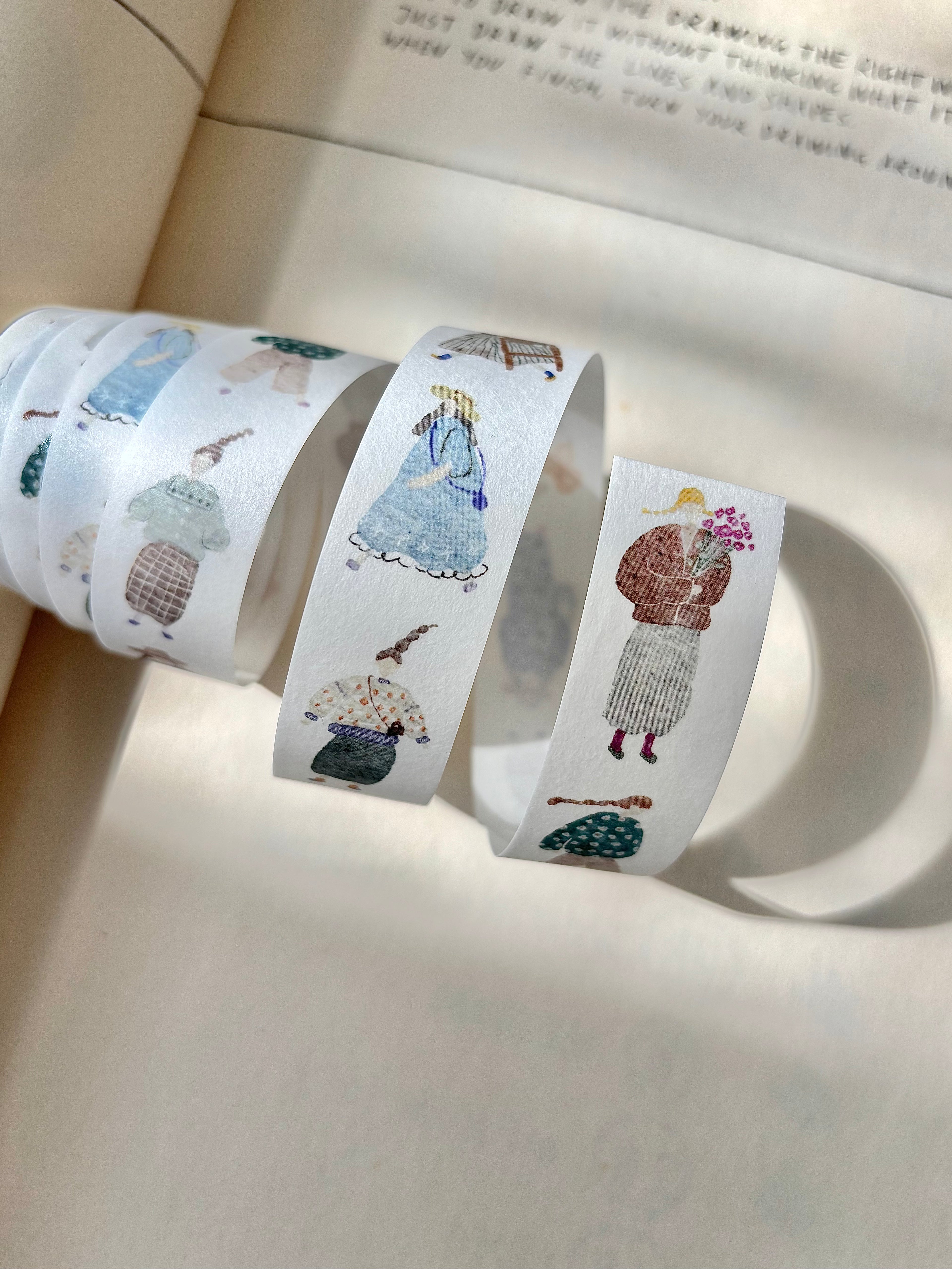 Pion - Artsy Girl Washi Tape (Kiss-Cut)