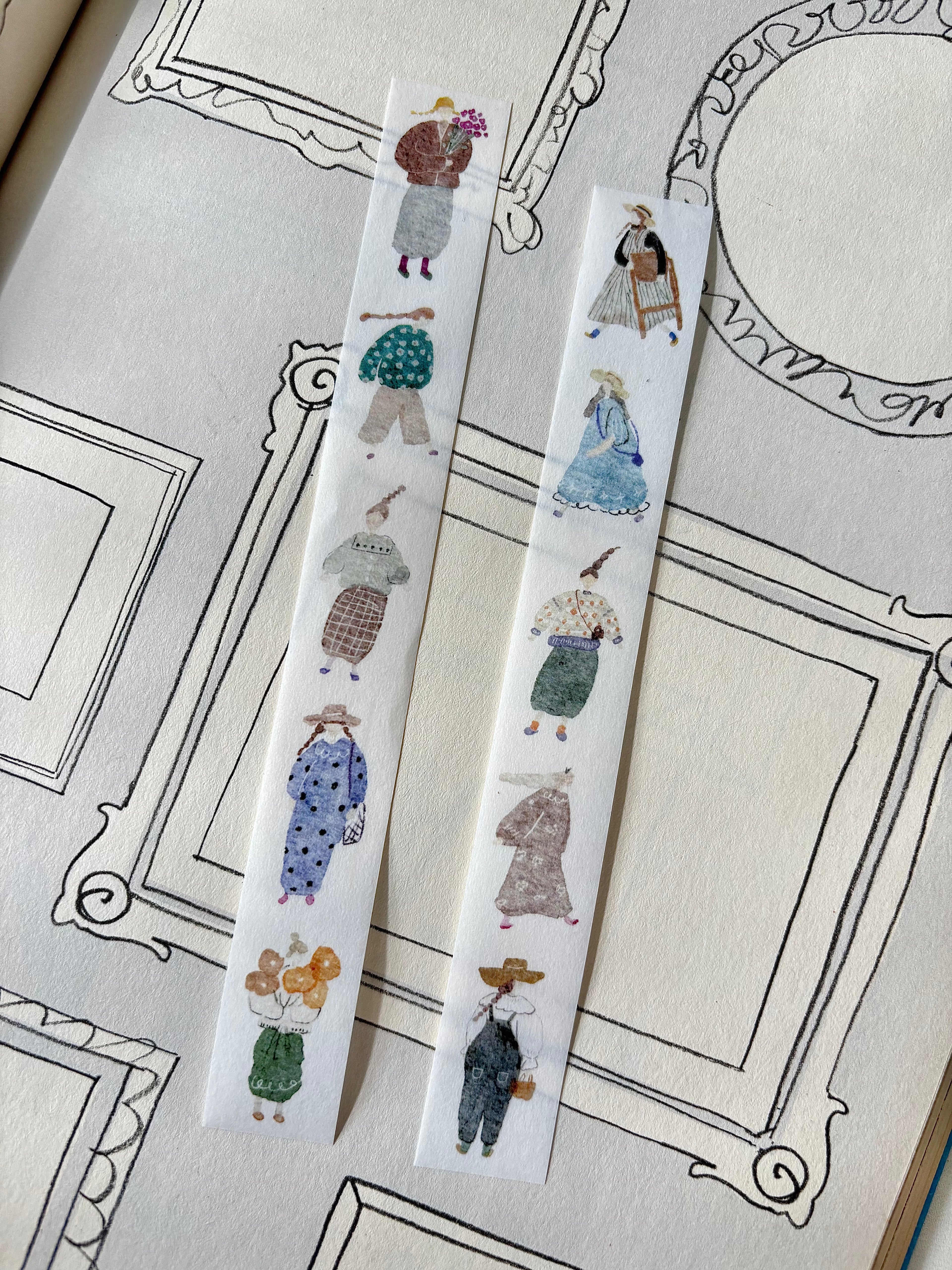 Pion - Artsy Girl Washi Tape (Kiss-Cut)