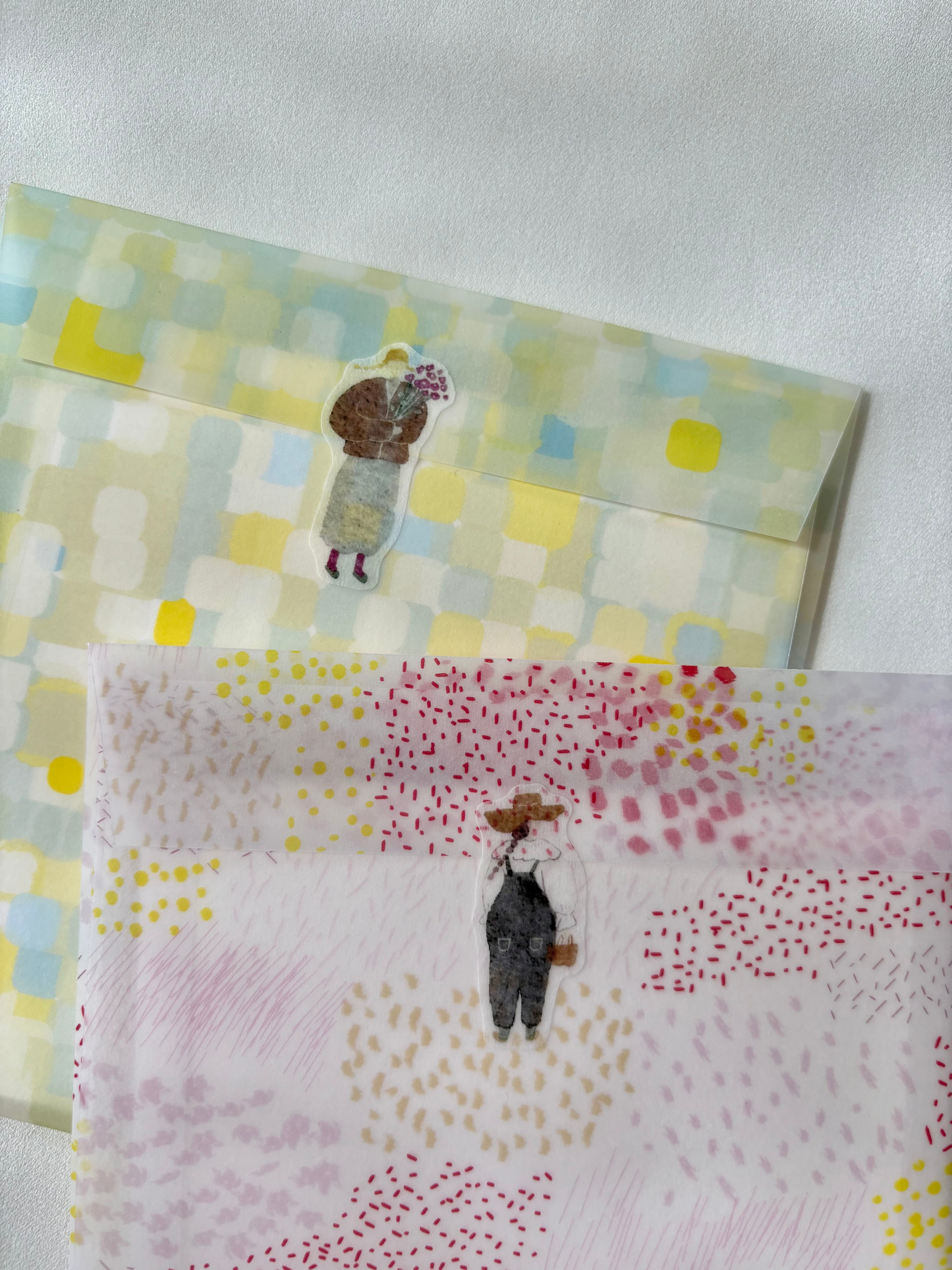 Pion - Artsy Girl Washi Tape (Kiss-Cut)