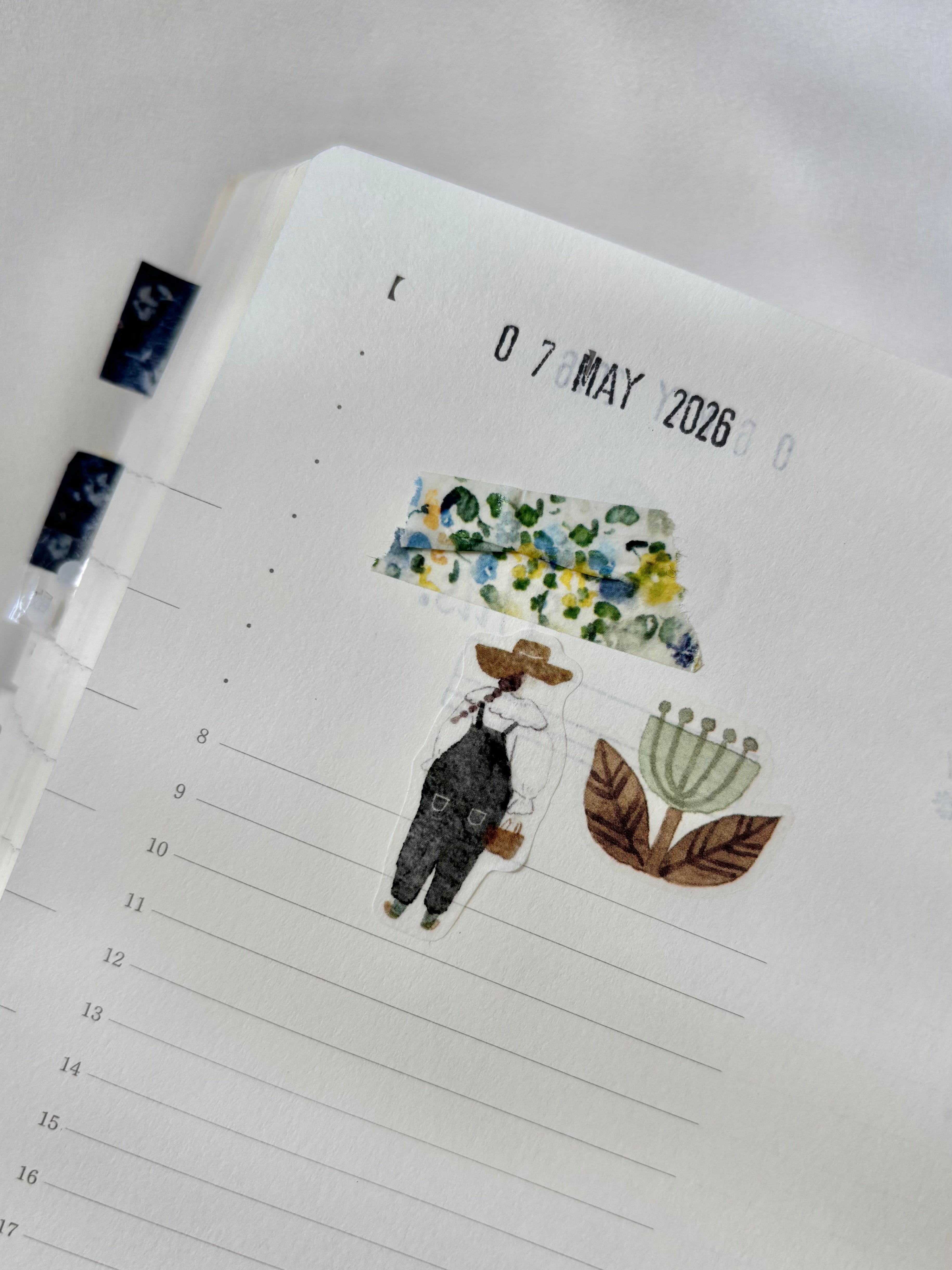 Pion - Artsy Girl Washi Tape (Kiss-Cut)