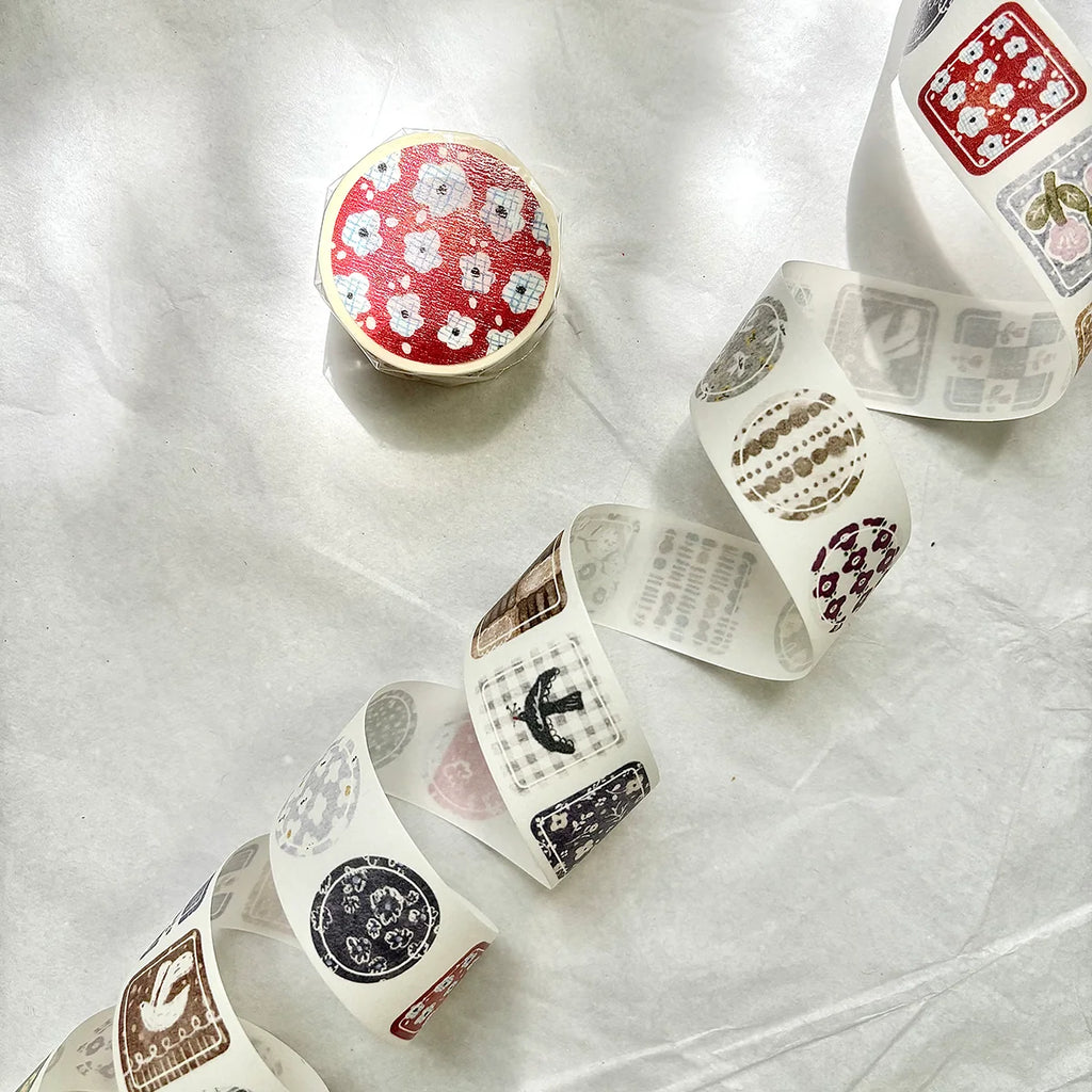 Pion - Coaster Washi Tape (Kiss-Cut)