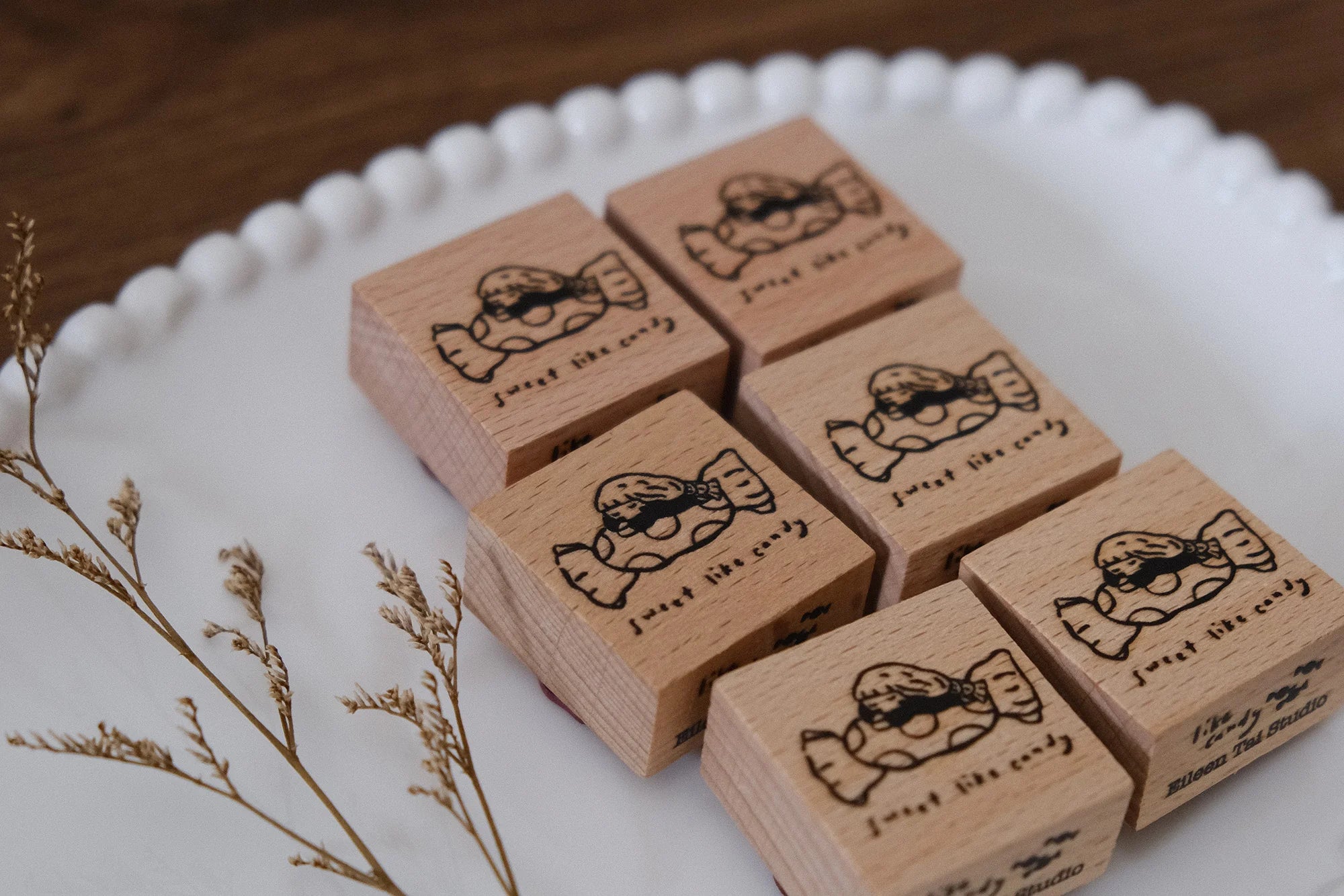 Eileen Tai - Sweet Like Candy Rubber Stamp