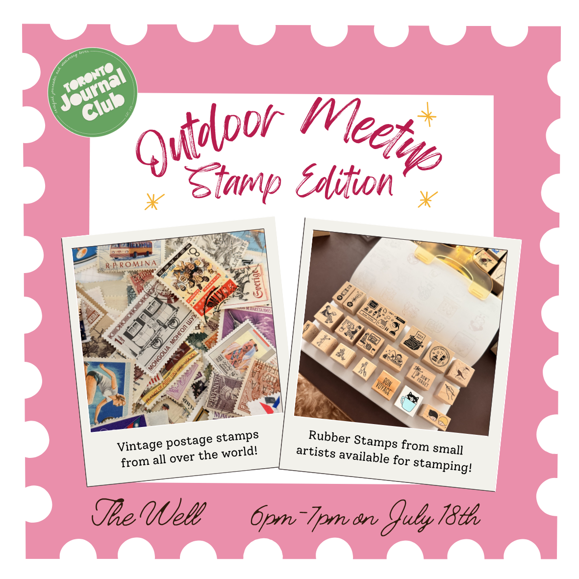 July Meetup: Stamp Edition