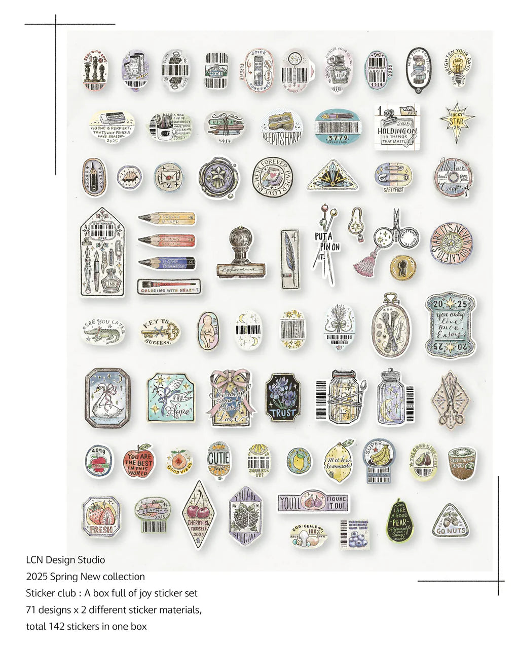 LCN - Sticker Club: A Box Full of Joy Sticker Set