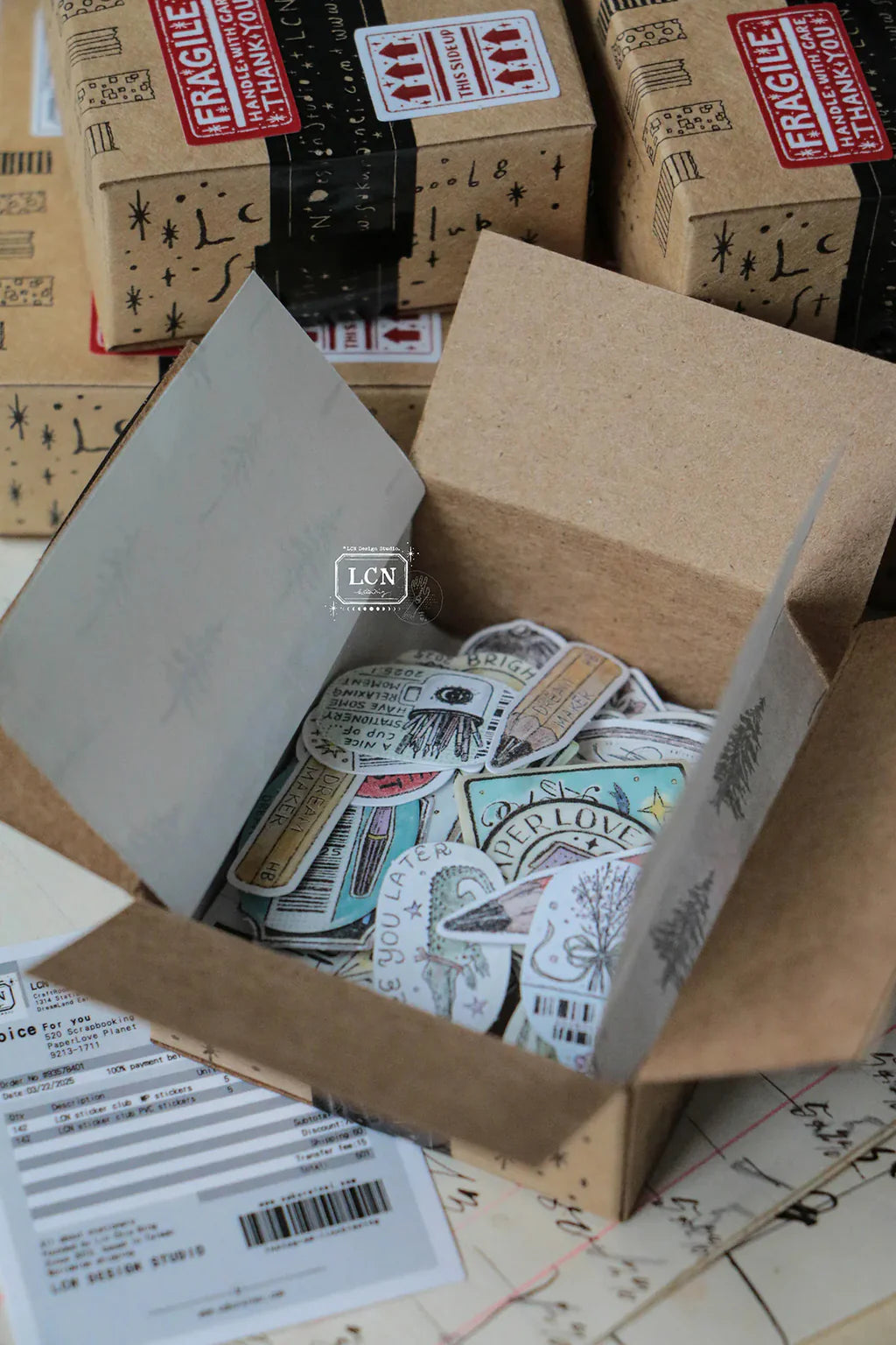LCN - Sticker Club: A Box Full of Joy Sticker Set