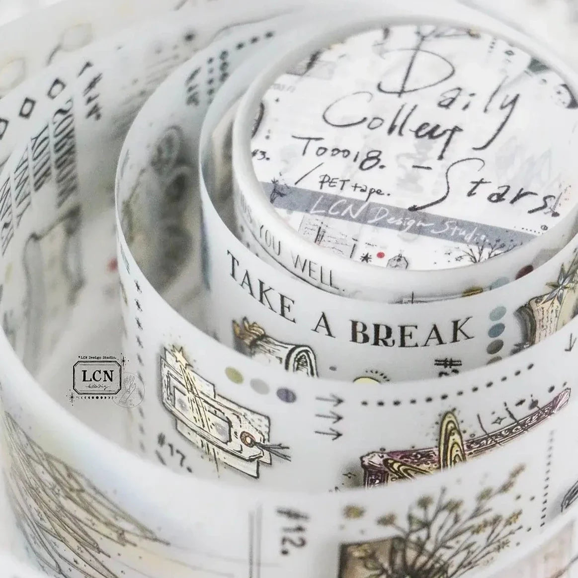 LCN - Daily Collect Stars Matte PET Tape