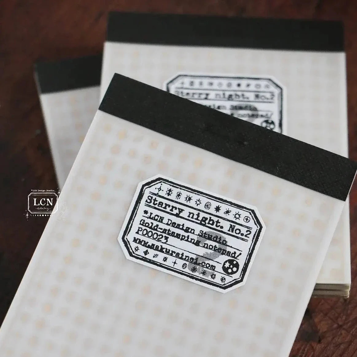 LCN - Starry Night Gold-Stamping Sticker Pad No.2