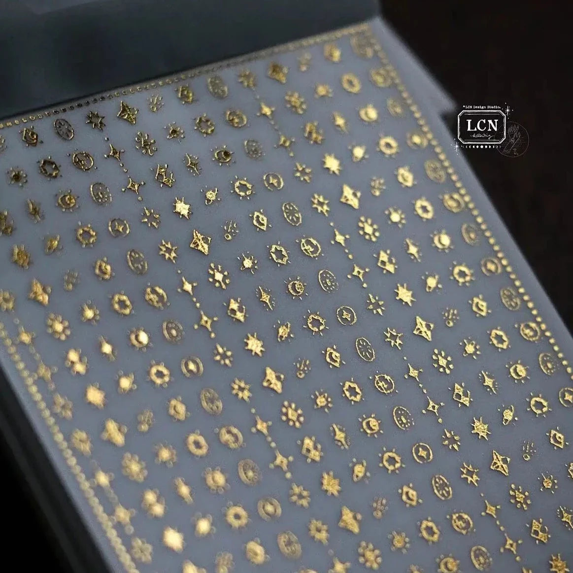LCN - Starry Night Gold-Stamping Sticker Pad No.2