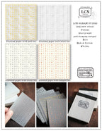 LCN - Starry Night Gold-Stamping Sticker Pad No.3
