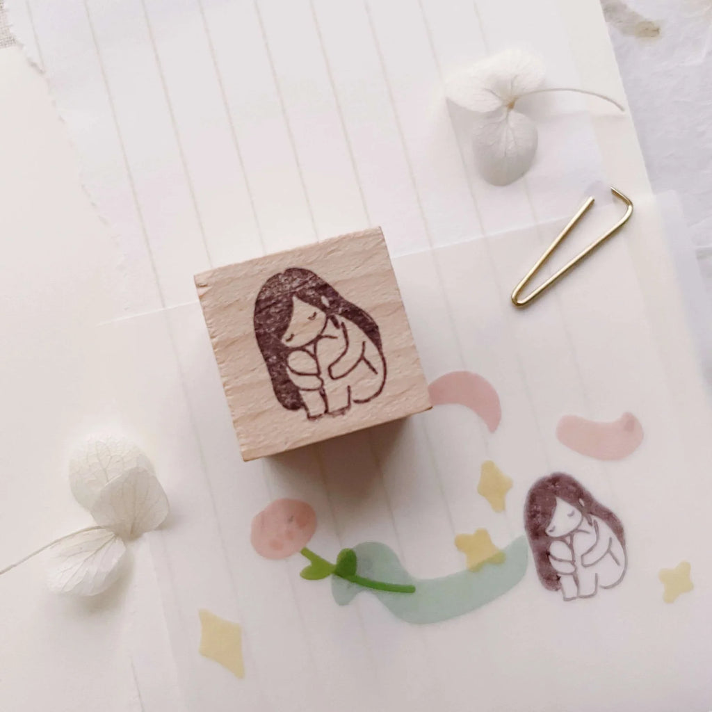 msbulat - Listen to Your Heart Rubber Stamp