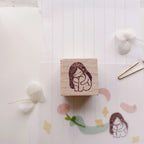 msbulat - Listen to Your Heart Rubber Stamp