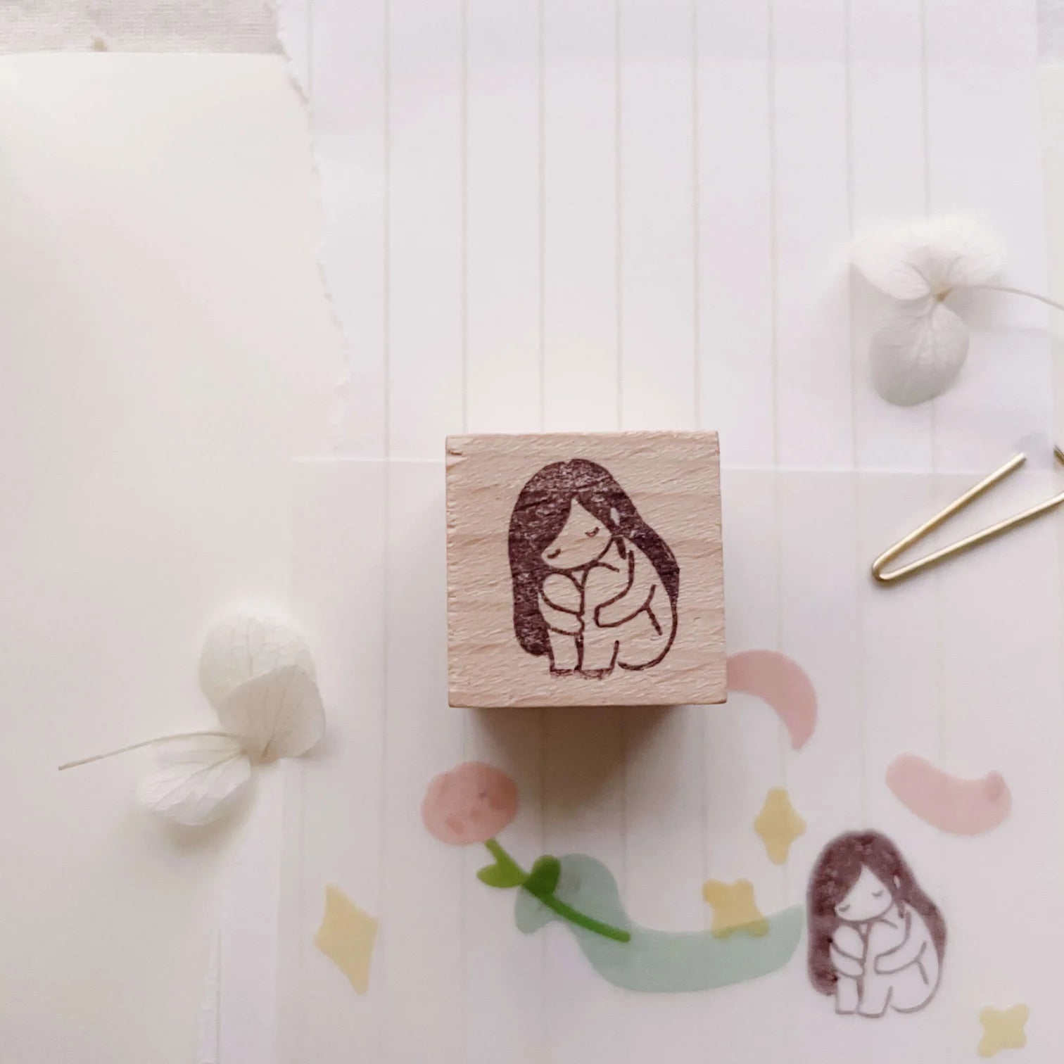 msbulat - Listen to Your Heart Rubber Stamp