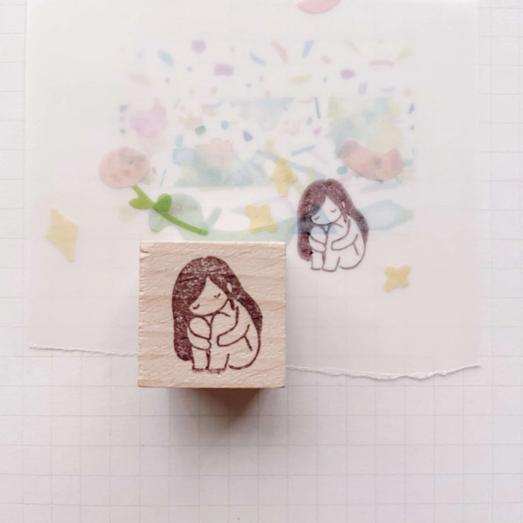 msbulat - Listen to Your Heart Rubber Stamp
