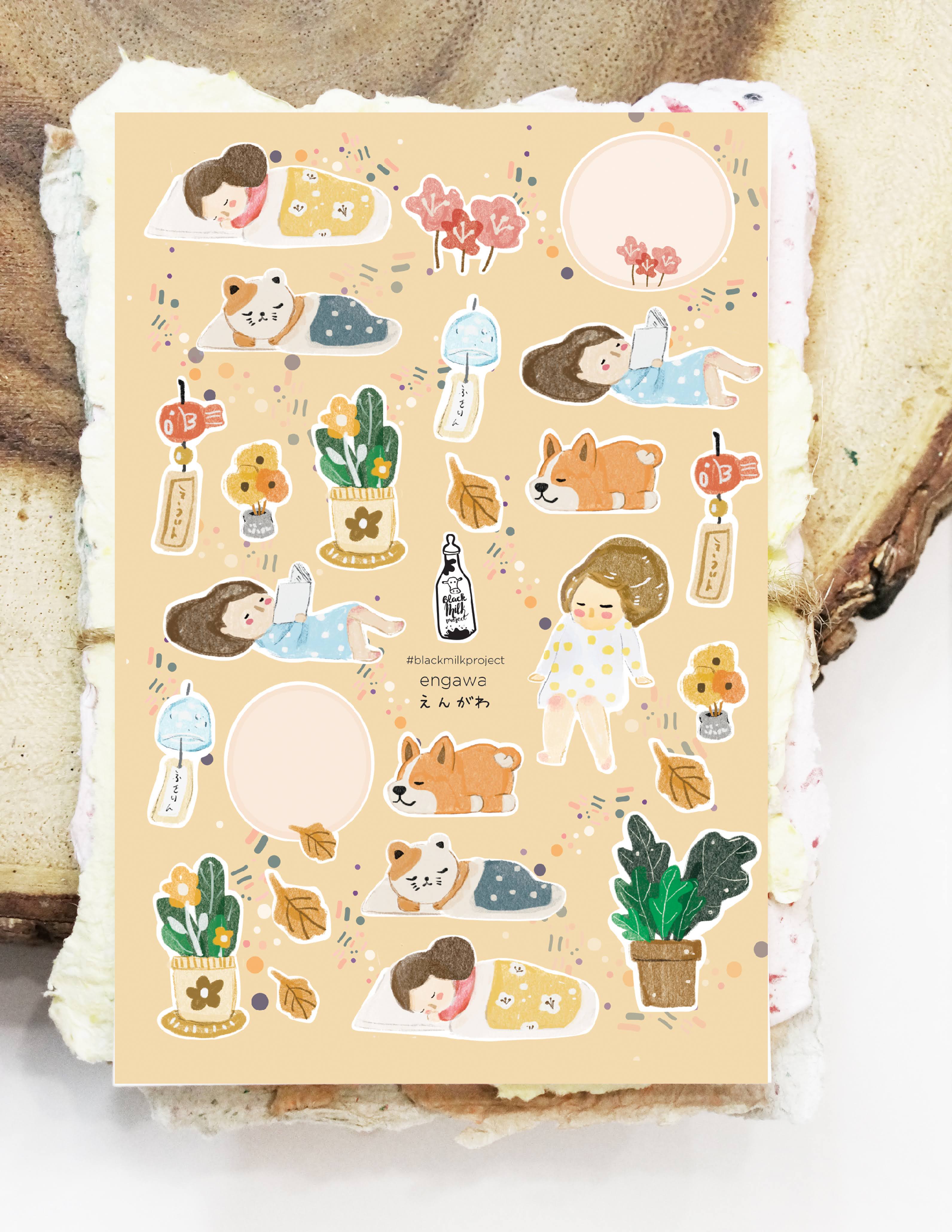 Black Milk Project - Engawa Sticker Sheet
