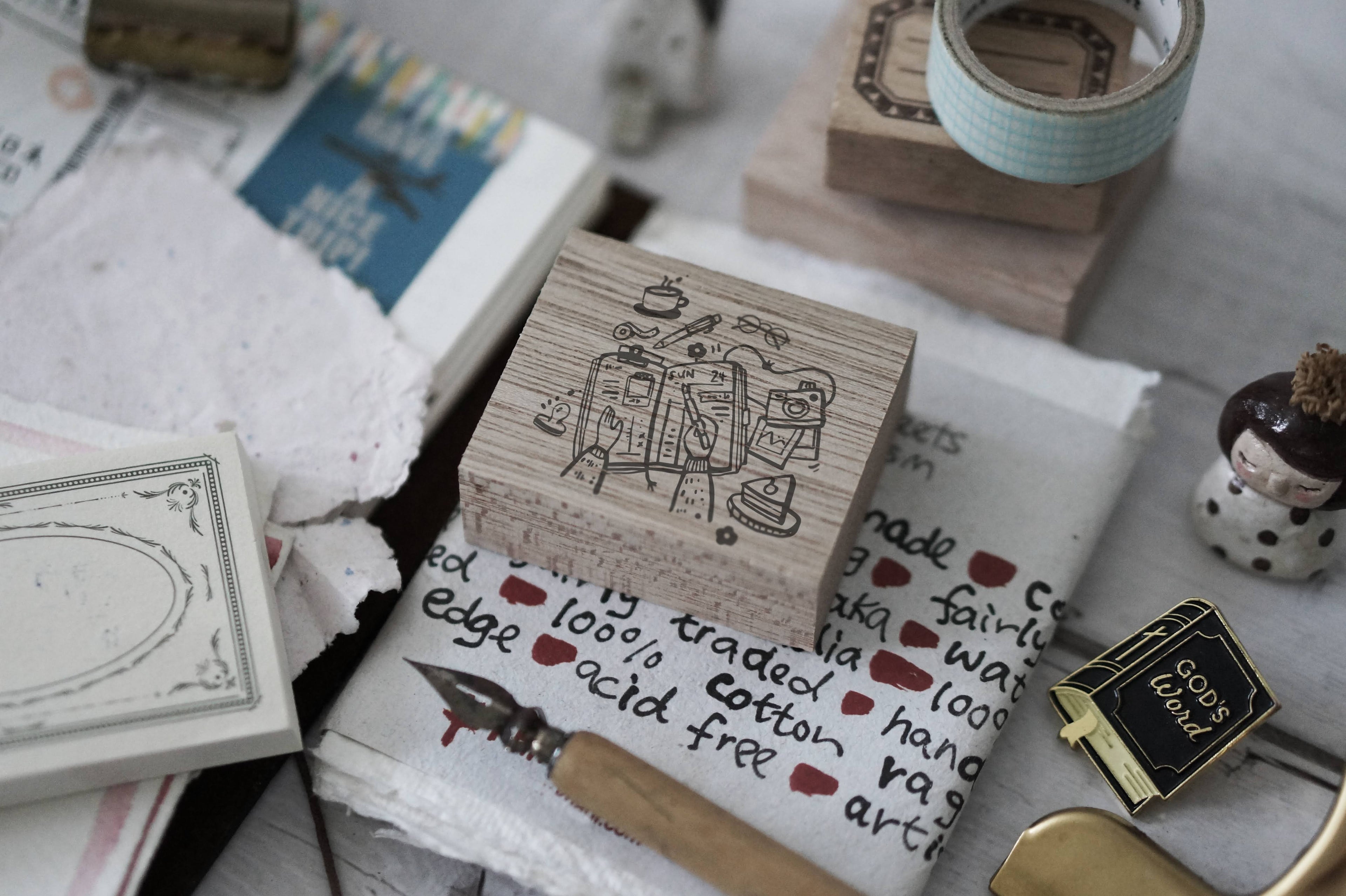 Black Milk Project - Me Time Journaling Rubber Stamp