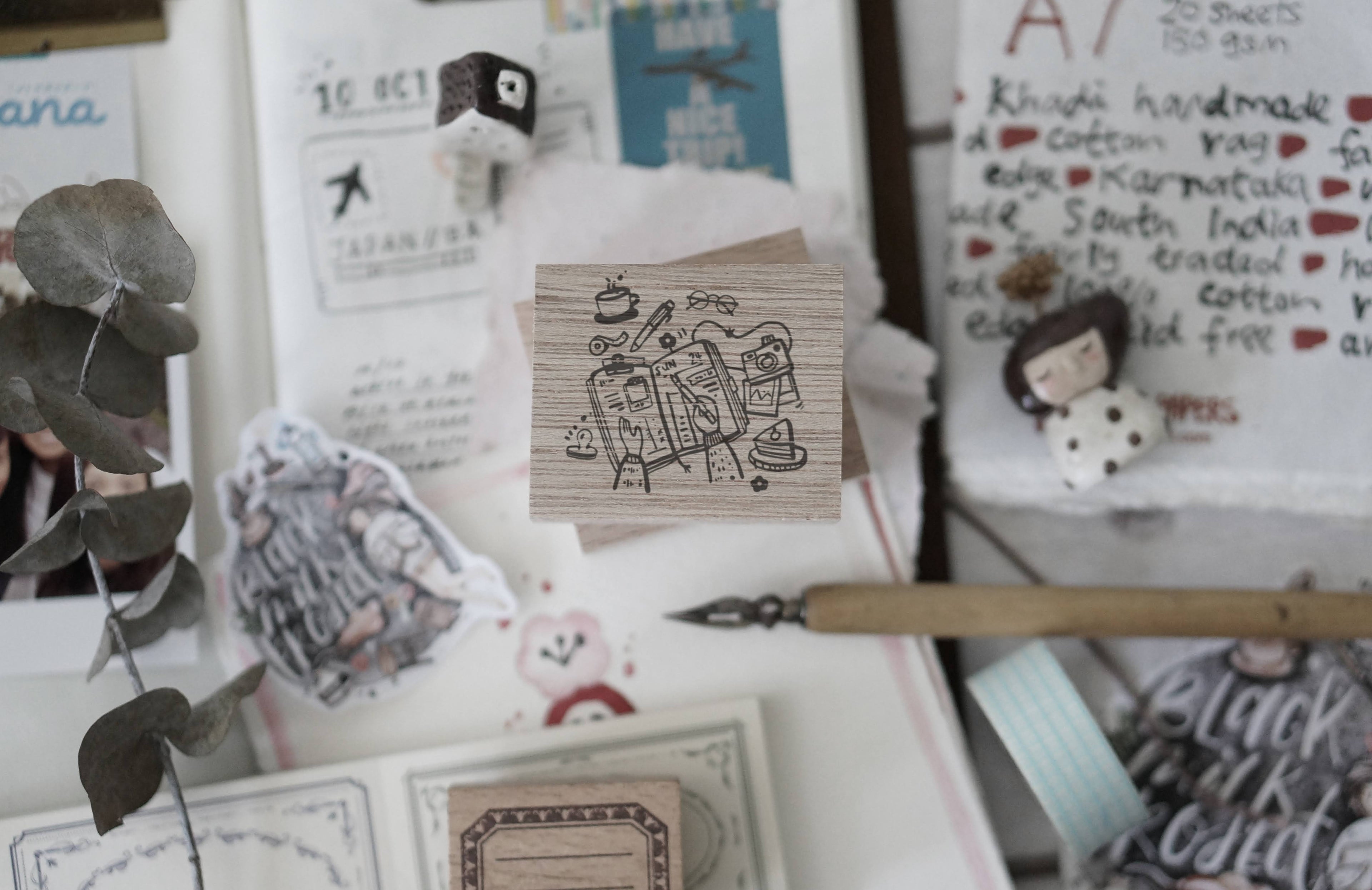 Black Milk Project - Me Time Journaling Rubber Stamp