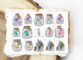 Black Milk Project - Mini Jars Sticker Sheet