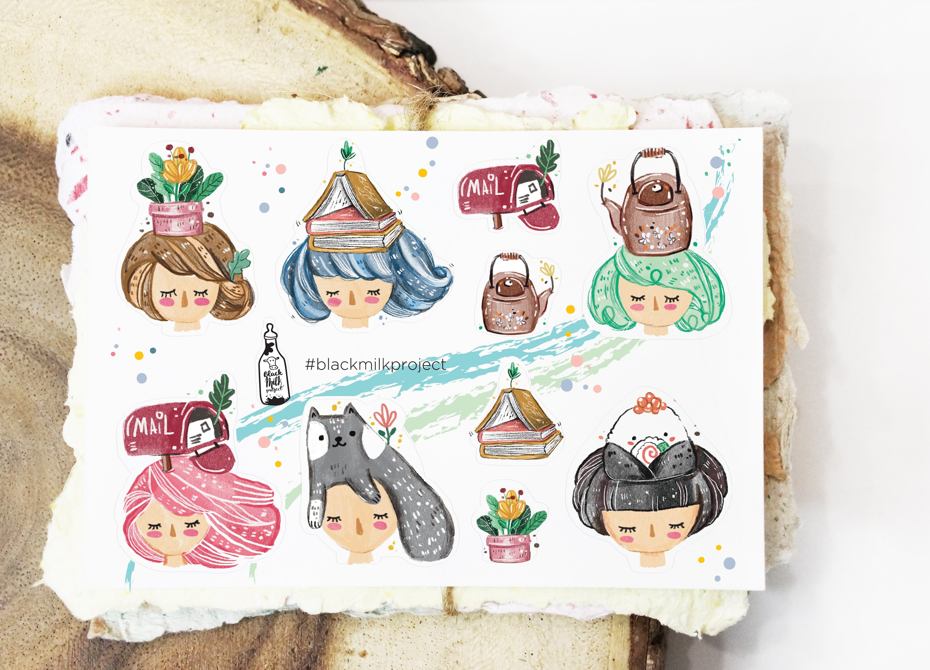 Black Milk Project - On My Head Sticker Sheet