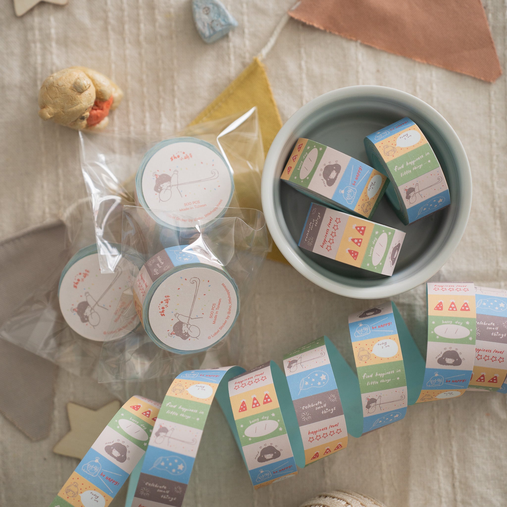 Sho Little Happiness - Mood Label Sticker Roll
