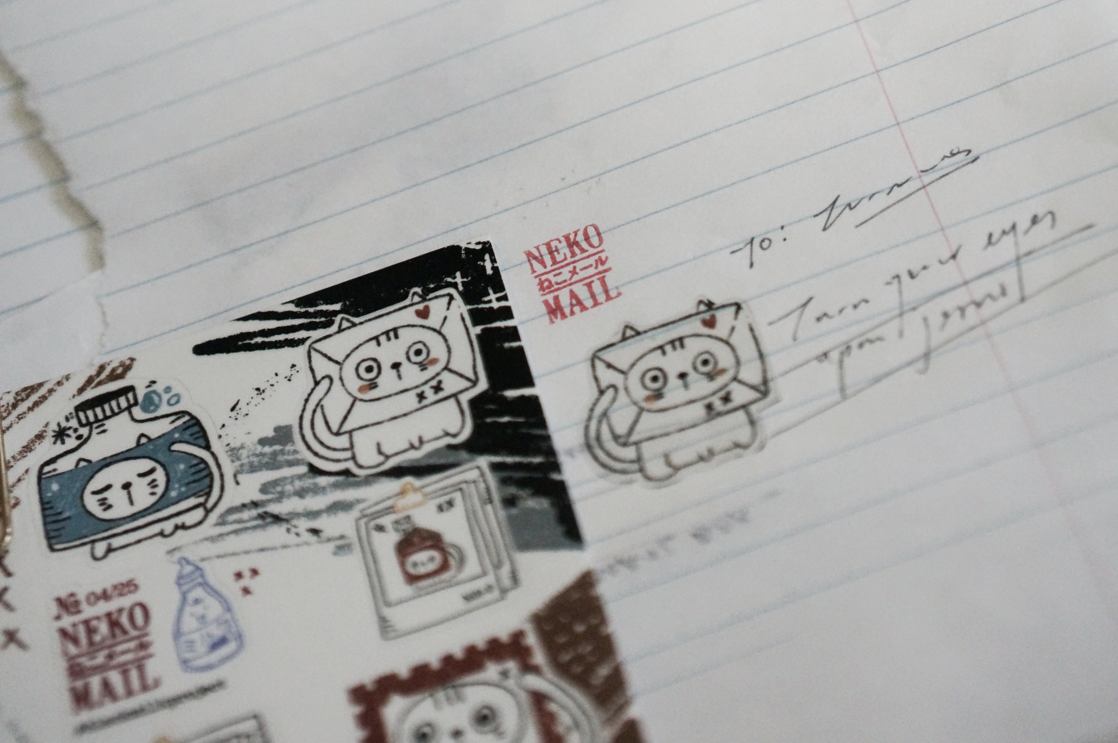 Black Milk Project - Neko Mail Mini PET Sticker