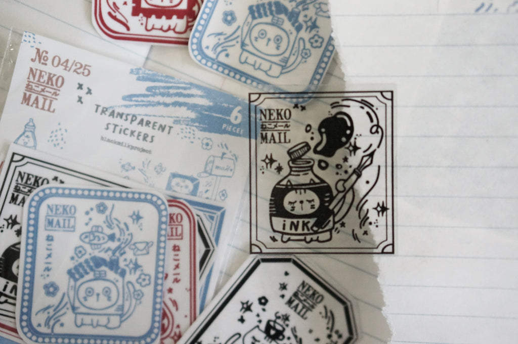 Black Milk Project - Neko Mail PET Label Sticker Pack