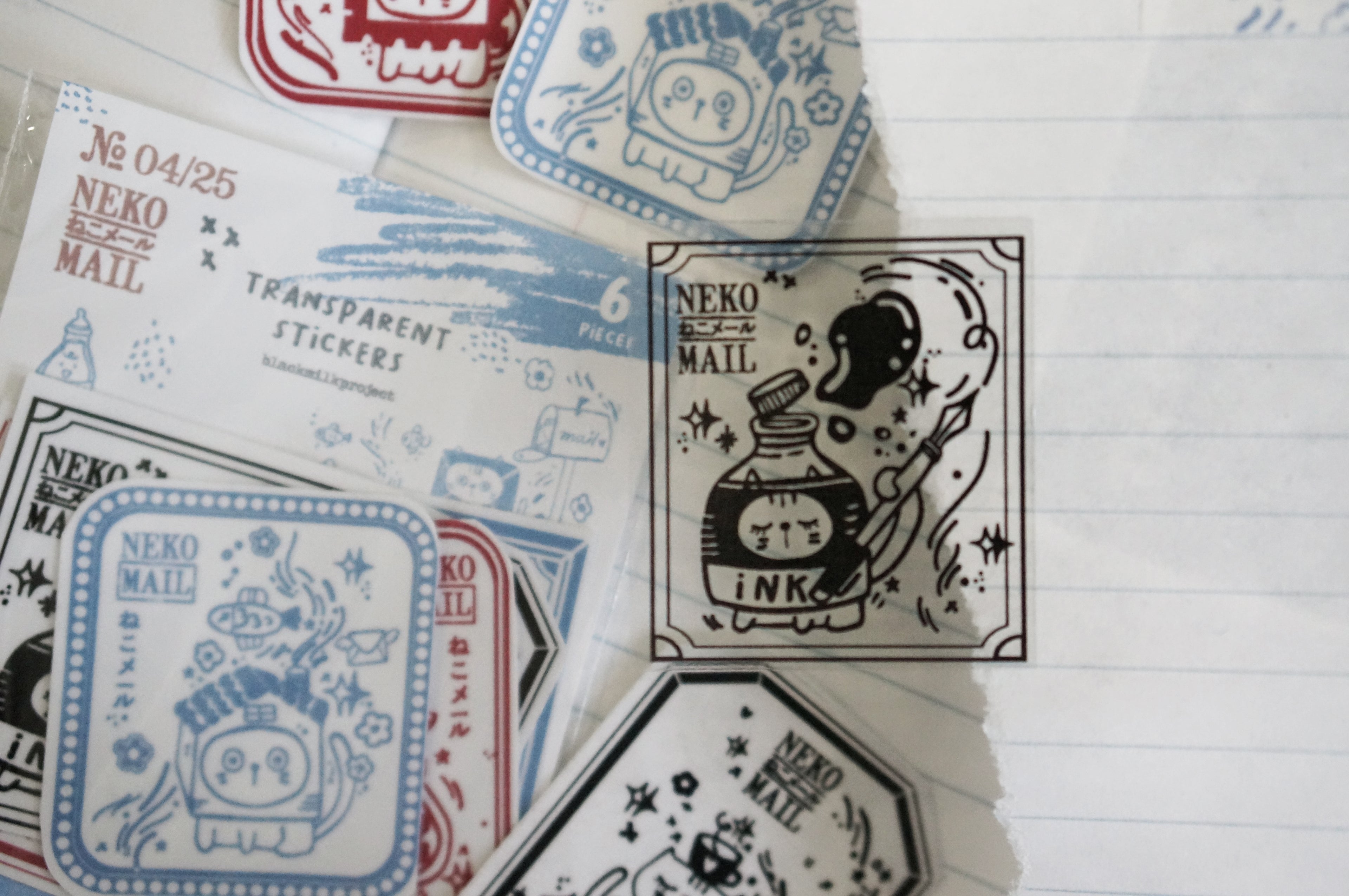 Black Milk Project - Neko Mail PET Label Sticker Pack