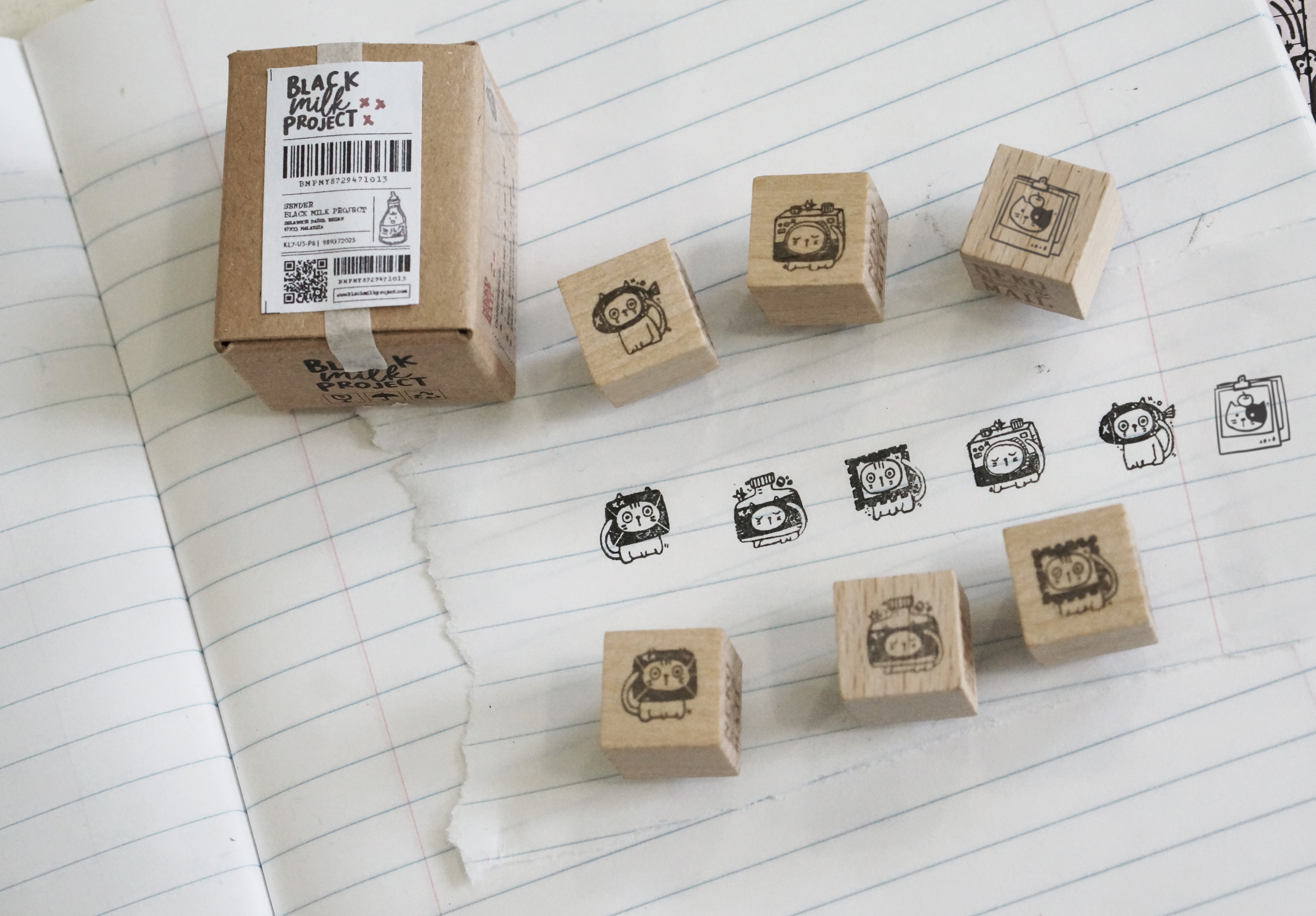 Black Milk Project - Neko Mail Mini Box with PET Stickers