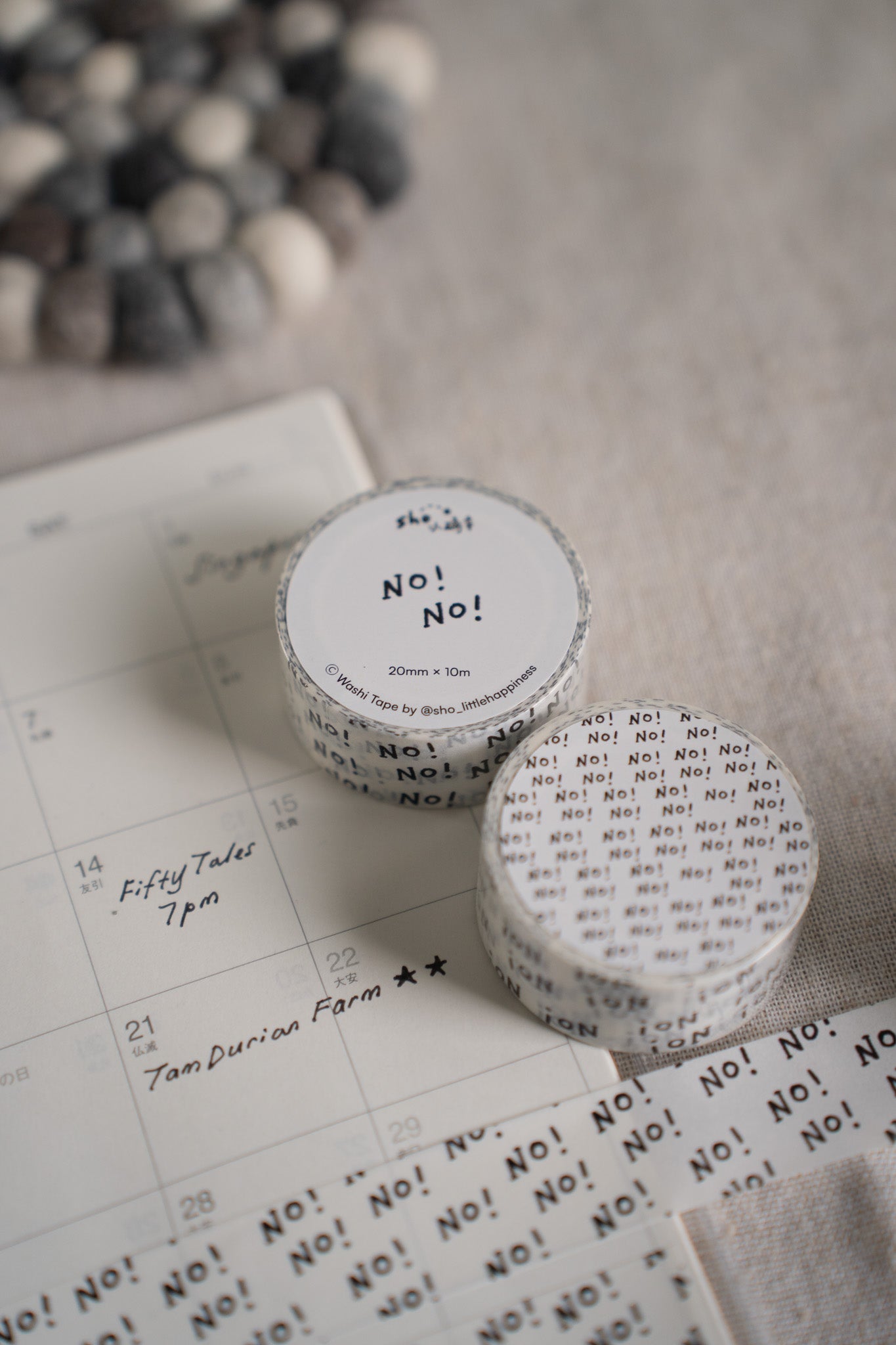 Sho Little Happiness - NO! Washi Tape