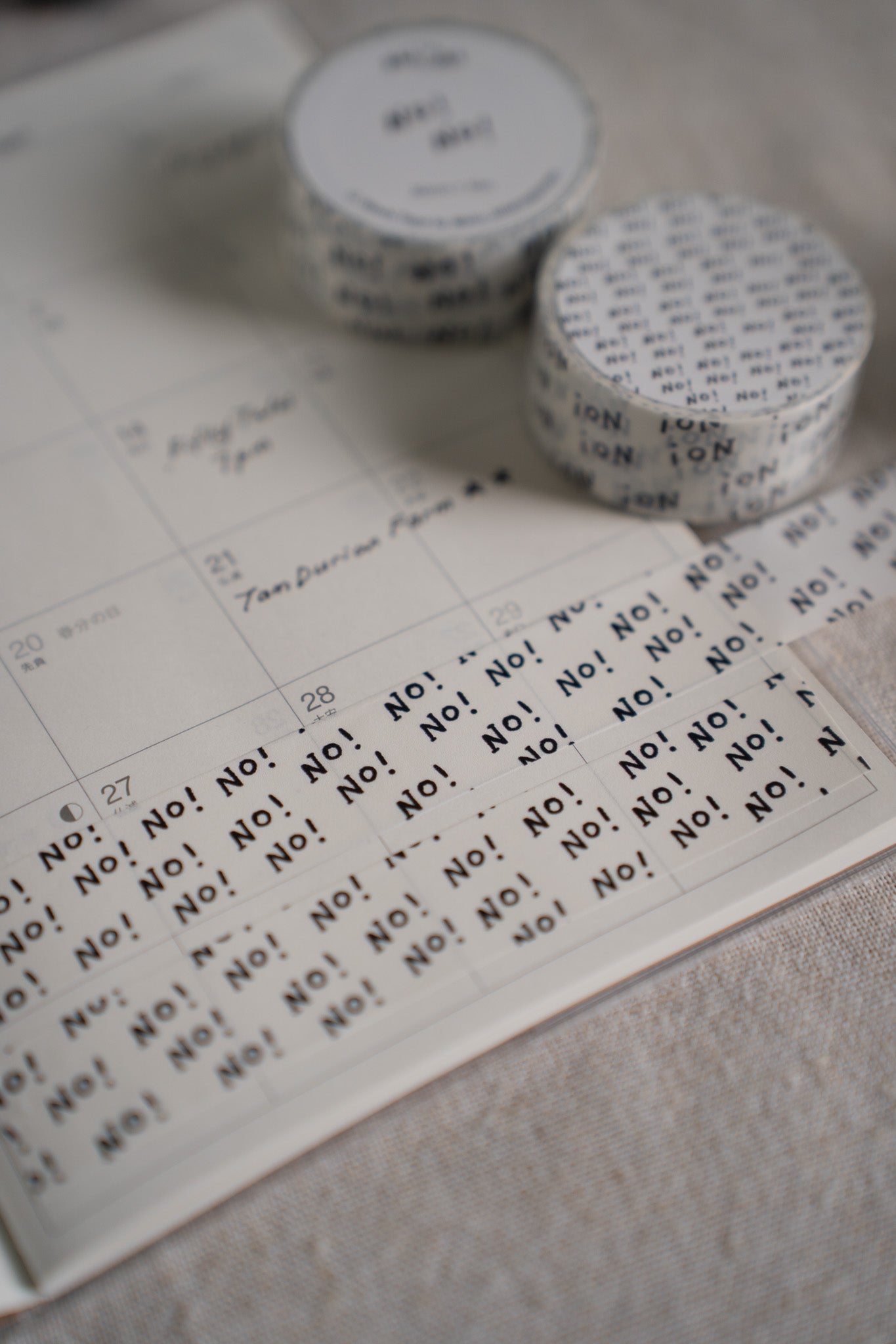 Sho Little Happiness - NO! Washi Tape