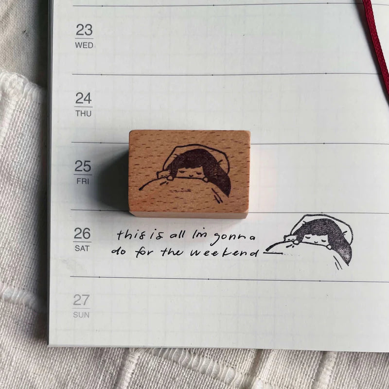 msbulat - Not Getting Up Rubber Stamp