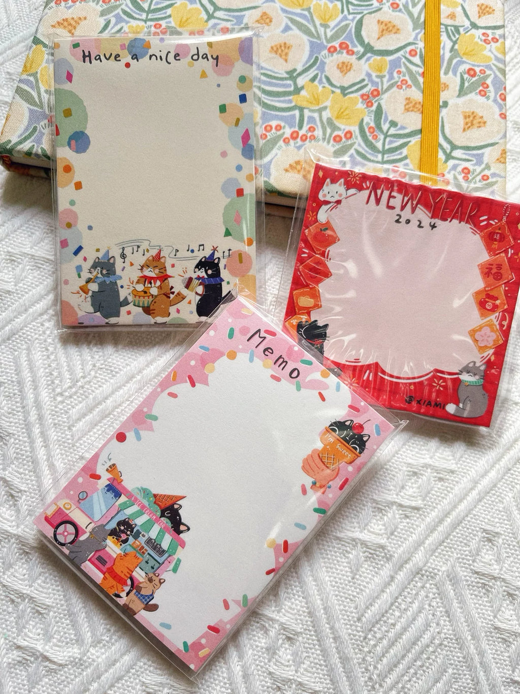 Xiami Studio - Cat Parade Memo Pad
