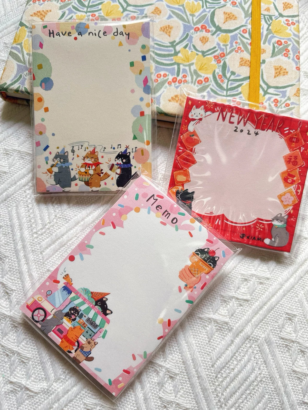 Xiami Studio - Cat Parade Memo Pad