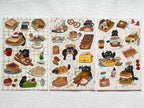Xiami Studio - Cats & Food: Afternoon Tea Die-Cut Sticker Sheets