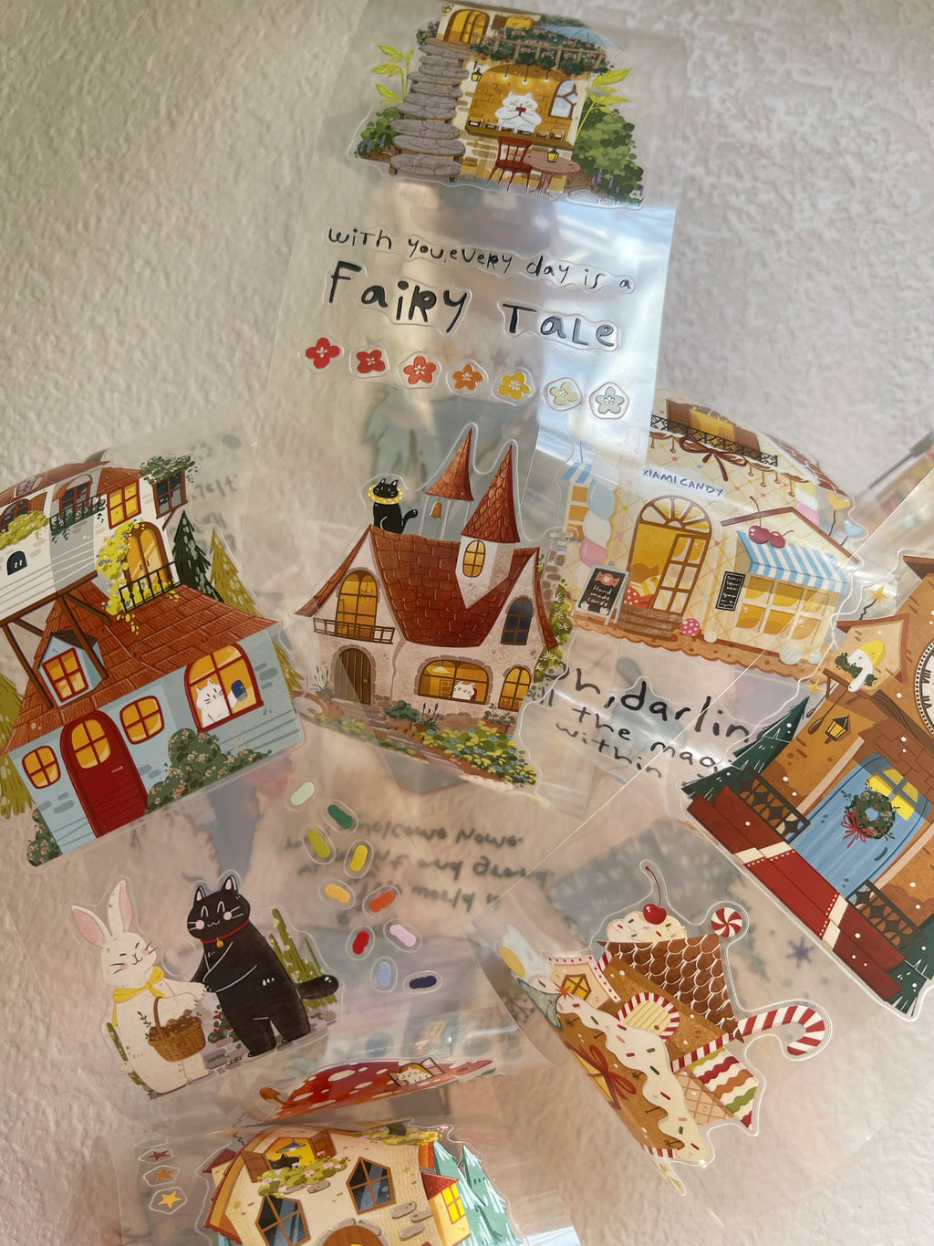 Xiami Studio - Fairy Tale Cottage Kiss-Cut PET Tape