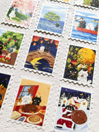 Xiami Studio - Cats Through the Seasons Stamp Sticker Set